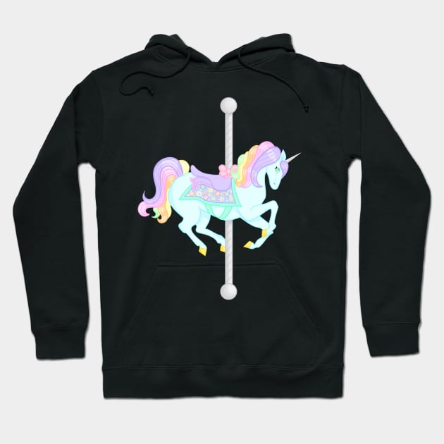 Carousel Unicorn Hoodie by Luna-Cooper